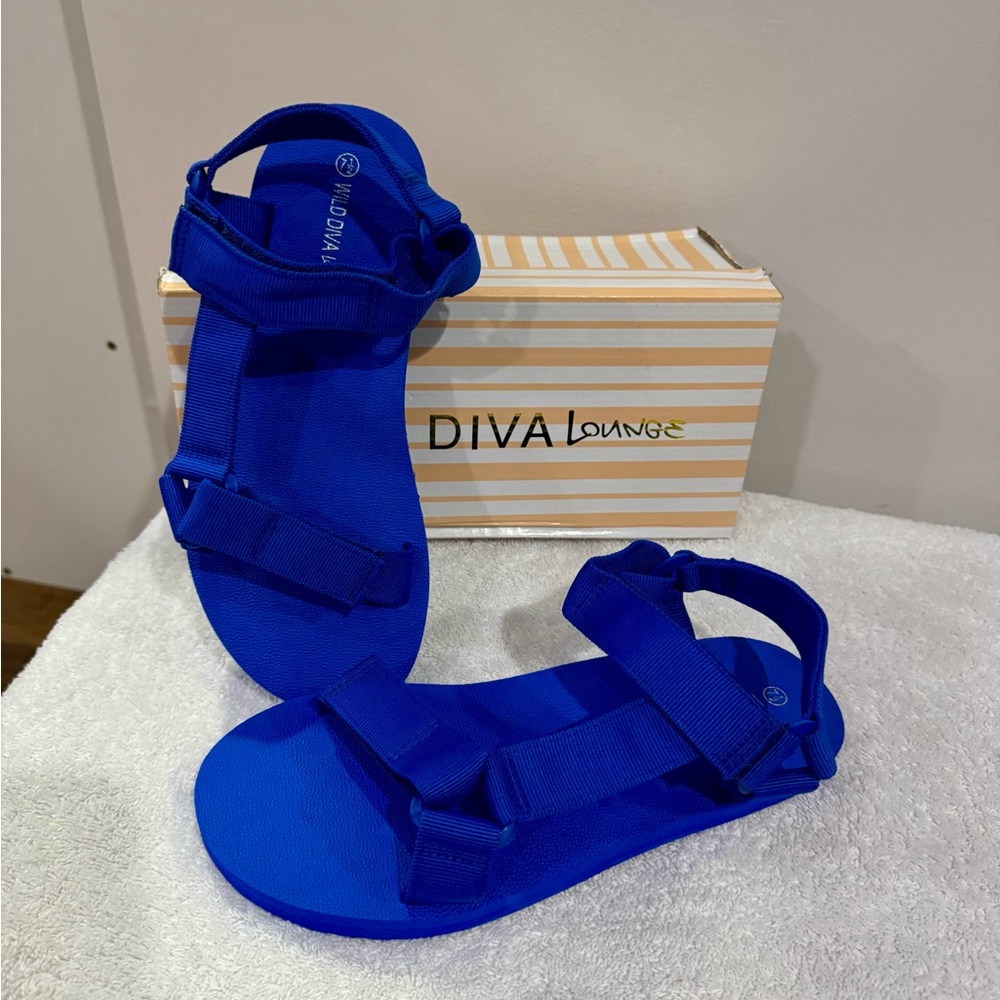 WILD Diva Lounge Royal Blue Sandals